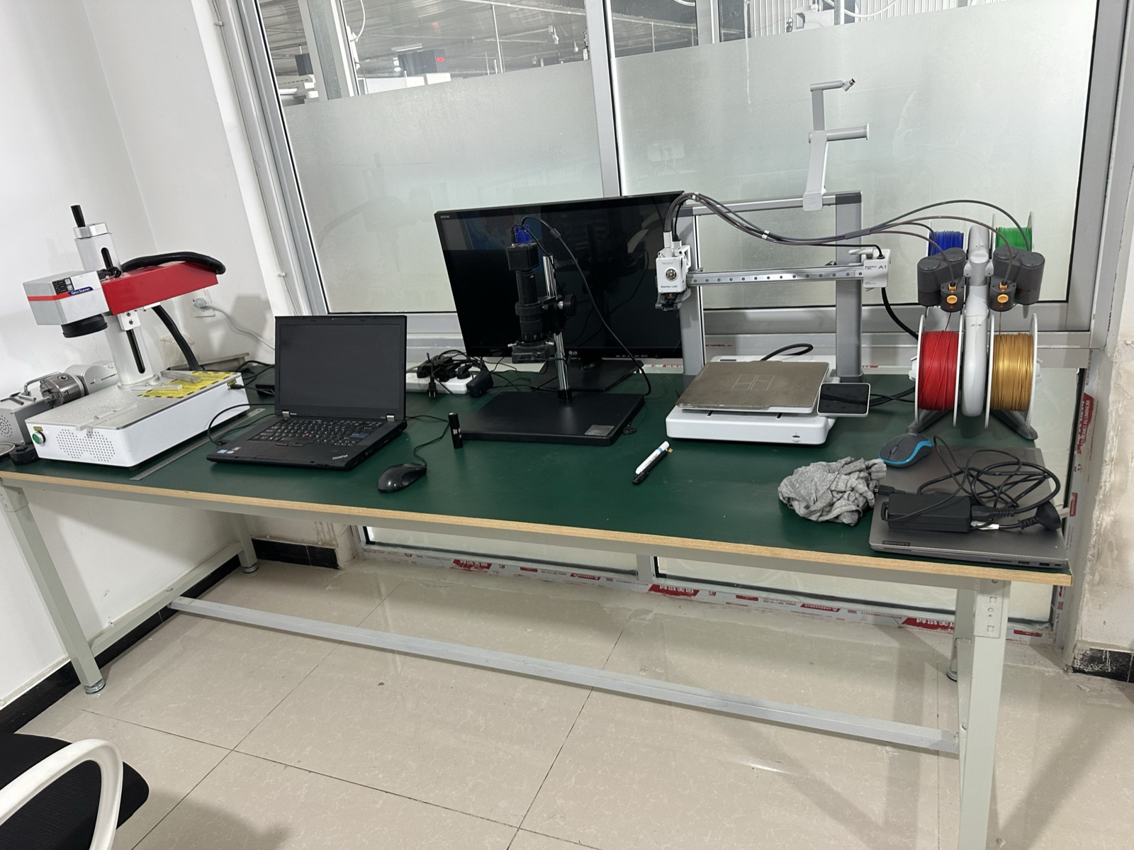激光打标工作站